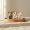 Cute gummy little sheep pendant, plush toy doll, leather face little sheep bag, hanging decoration, keychain doll Application Scenario